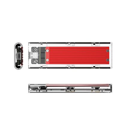 3. Orico TCM2-C3 M.2 NVME auf USB-C 10Gb/s Festplattenlaufwerk - Rot