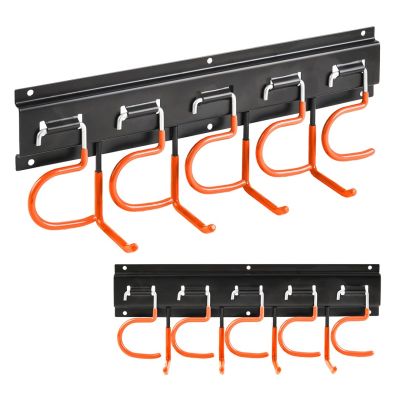 10. MACLEAN Wandorganizer für Gartengeräte, Stahl, mit Haken, max. O