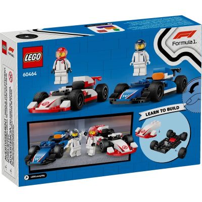 2. LEGO CITY 60464 F1 Williams Racing und Haas F1-Rennwagen