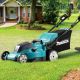 8. Makita DLM481Z Akku-Rasenmäher (Schiebemäher) in Schwarz, Blau und Metallic