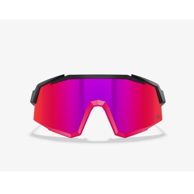 3. SUPACaz ORBITRON Brille Matt Schwarz, Fire Lazer
