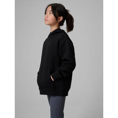 5. Lockerer Mädchen-Sweatshirt mit Kapuze 4F 4FJRMM00TSWSF2714-20S