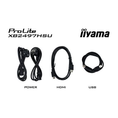 15. iiyama ProLite XB2497HSU-B1 Computermonitor 60,5 cm (23,8") 1920 x 1080 px Full HD LED Schwarz