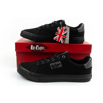 9. Lee Cooper Herren-Sportschuhe, modische Sneaker in Schwarz, bequem