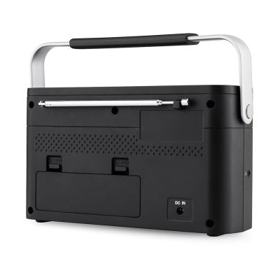 7. JVC Tragbares Radio RA-E315B Schwarz