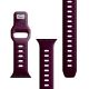 14. 3mk Silikon- Watch für Apple Watch 42 / 44 / 45 / 49 mm – Burgunderrot