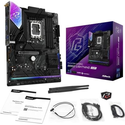 6. ASRock B860 Lightning WiFi Mainboard