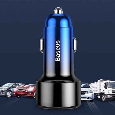 14. Baseus Magic Series Dual QC - Quick Charge 3.0 2x USB 45W 6A Autoladegerät schwarz (CCMLC20A-01)