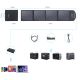 11. Choetech SC009-V2 faltbares Solarladegerät 100 W USB-C / 2x USB-A PD QC – Schwarz