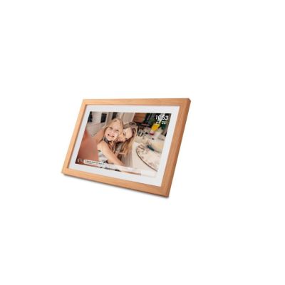 4. Denver PFF-1040LW Digitaler Bilderrahmen, Holz, 25,6 cm (10,1 Zoll), Touchscreen, WLAN