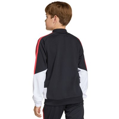 5. adidas Tiro 26 Competition Trainings-Sweatshirt für Kinder, Schwarz, Weiß und Rot KC3791