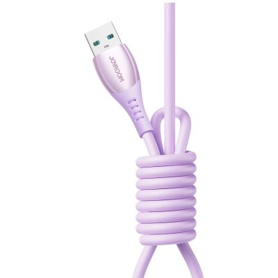 3. Joyroom S-A59 Vibrant Series 3A USB-A - Lightning Kabel 1,2 m - lila