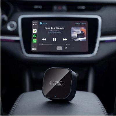8. Tech-Protect Ultraboost CA01 USB Bluetooth 5.4 Apple CarPlay / Android Auto Adapter - Schwarz