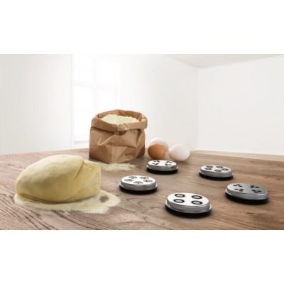 Set mit 5 Bosch MUZ9PP2 Nudelaufsätzen für den Fleischwolf