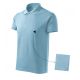 4. Malfini Cotton M MLI-21215 blaues Poloshirt