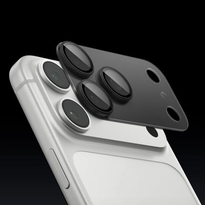 13. Spigen Optik Pro XL Glas.tR EZ Fit Displayschutzfolie aus gehärtetem Glas für iPhone 18 Pro Max – Dunkelgrau