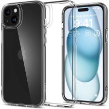 Spigen Ultra Hybrid-Hülle für iPhone 15 – transparent