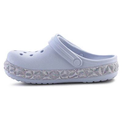 9. Crocs Crockband Geometric Glitter Band Clog Jr 210134-5AF Flip-Flops