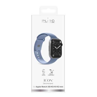 10. Puro Icon Armband für Apple Watch 38/40/41/42 mm – Blau