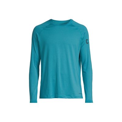 Casall M Rapidry Langarm-Trainingsshirt für Herren, Blau
