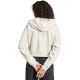 9. Damen adidas Essentials 3-Streifen French Terry Quarter-Zip Hoodie Beige JN1958