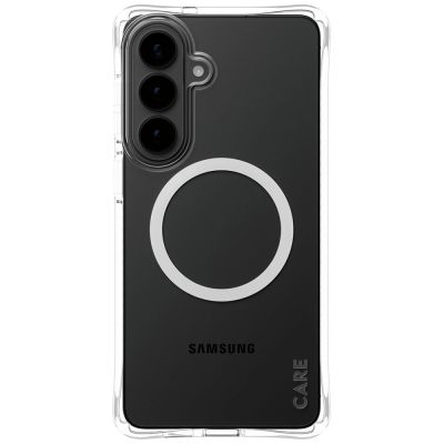 2. CARE by PanzerGlass Samba Transparente Qi-Hülle für Samsung Galaxy S26+ - Transparent