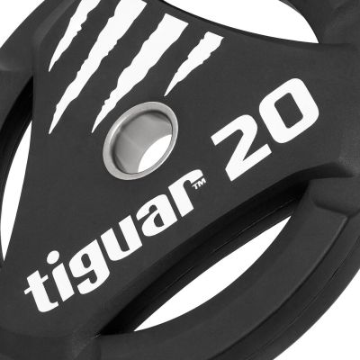 5. Tiguar PU-Olympiaplatte 20 kg TI-WTPU02000