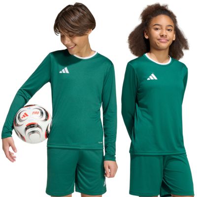adidas Entrada 26 Langarmtrikot für Kinder Grün KF5873