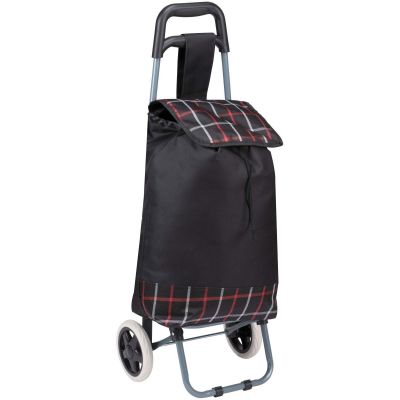 6. Einkaufswagen mit Gestell, 31 l, schwarz
