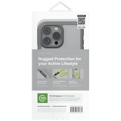 6. Uniq Combat Active Magclick Ladehülle für iPhone 16 Pro Max - Grau