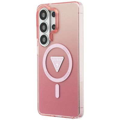2. Guess IML Gradient Triangle MagSafe Hülle für Samsung Galaxy S26 Ultra – Pink