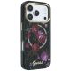 4. Guess IML Glitter Blossom Roses MagSafe Hülle für iPhone 18 Pro Max / 17 Pro Max – schwarz