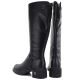 5. Schwarze Damen-Ankle-Boots aus Leder, Vinceza FIO27-67056