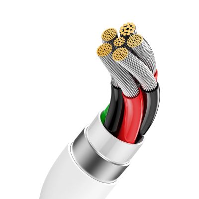 9. Baseus Superior Series 100W USB-A-auf-USB-C-Kabel 0,25 m – Weiß