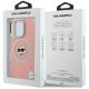 8. Karl Lagerfeld IML Choupette Head Logo MagSafe Hülle für iPhone 16 Pro Max - Pink