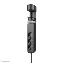 Neomounts DS22-840BL6 1,4 m 3-fach Steckdosenverteiler, für den Innenbereich, schwarz