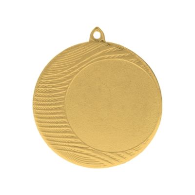 4. Goldmedaille mit Platz für ein 50-mm-Emblem – Stahlmedaille