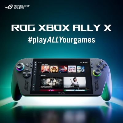23. ASUS ROG Ally RC73XA-NH011W Ryzen AI Z2 Extreme 7,0"FHD Touch 120 Hz IPS-Level 500 Nits glänzend 24 GB LPDDR5X SSD1 TB Radeon-Grafik 80 WHrs Win11 Schwarz