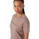 4. Champion Damen Kurzarm-T-Shirt Dunkelbeige 119125 MS513