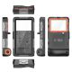 5. Tech-Protect Waterproof Case wasserdicht IPX8 für Smartphones 4,7-6,7" - Schwarz und Orange