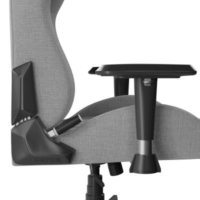 7. HATOR Darkside 3M Stoff Universal-Gaming-Stuhl Grau