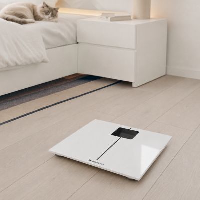 6. Wozinsky WIWL-180 Intelligente Bluetooth-Badezimmerwaage – Weiß