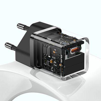 13. Baseus GaN5 30W Wandladegerät mit 100W USB-C-zu-USB-C-Kabel – Schwarz