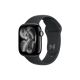 3. Apple Watch Series 11 GPS + Cellular, 42 mm tiefes Aluminiumgehäuse mit schwarzem Sportarmband – M/L
