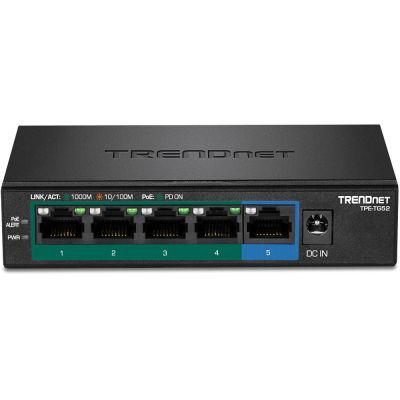 2. TRENDnet Switch 5-Port Gigabit PoE+ 32W Metall