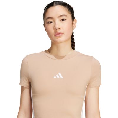 10. adidas Essentials 3-Streifen Slim Baby W T-Shirt JX7588