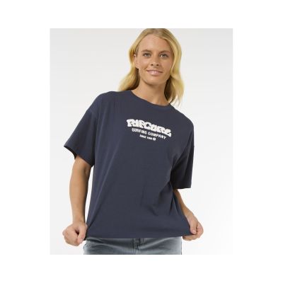 2. RIP CURL Surf Puff Relaxed Tee, marineblau
