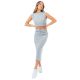 Justhype Sweat Midirock Loungewear-Set W LABON007