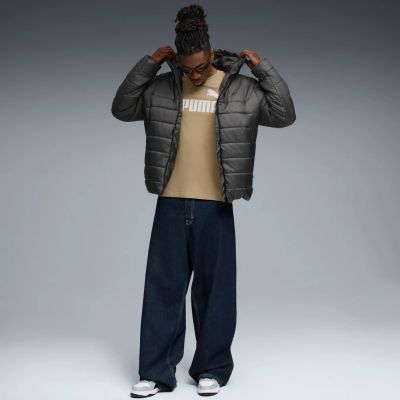 10. Puma ESS Hooded Padded Herrenjacke Grau 685211 44