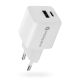 EVERACTIVE GAN Wandladegerät 1 x USB, 1 x USB-C Schnellladefunktion 3.0 20W Weiß SC-330Q